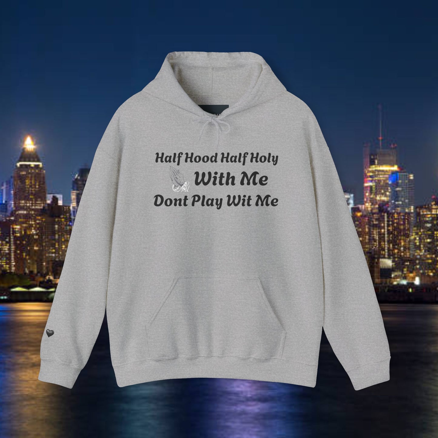 Half Hood Half Holy Unisex Hoodie