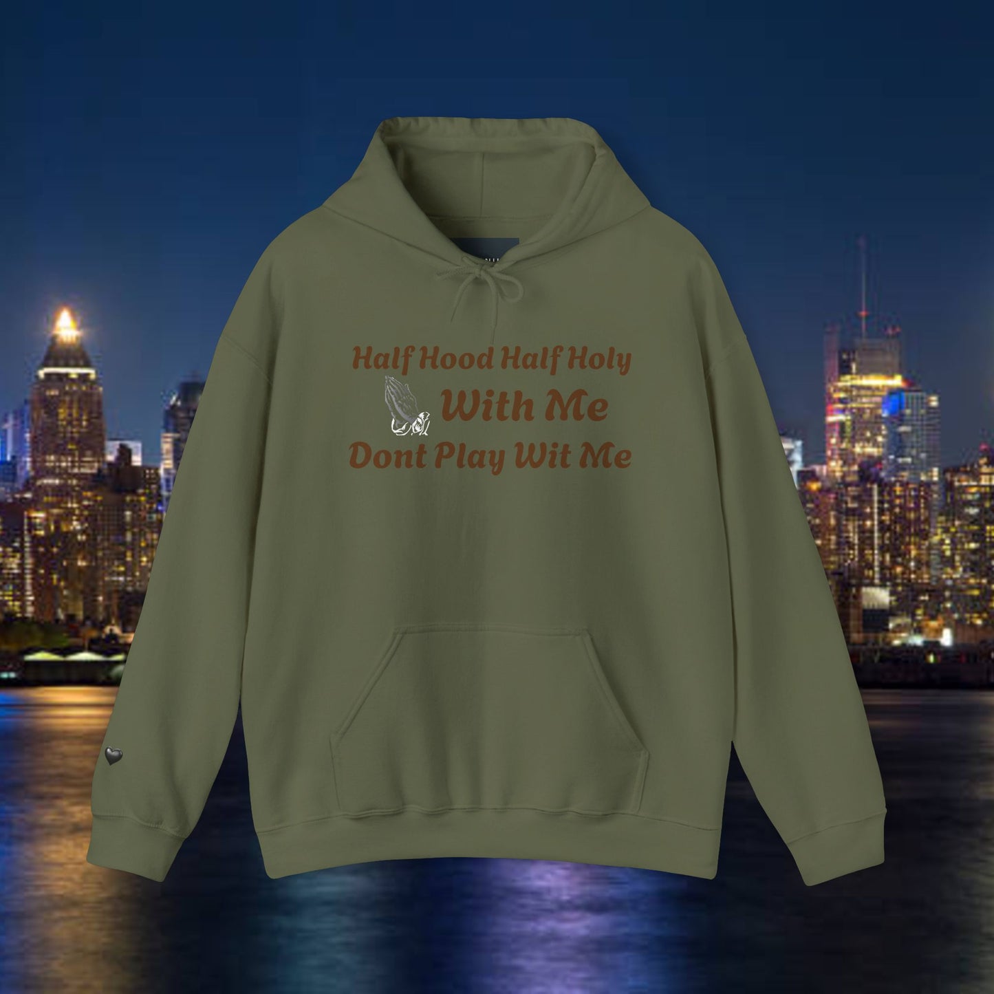 Half Hood Half Holy Unisex Hoodie