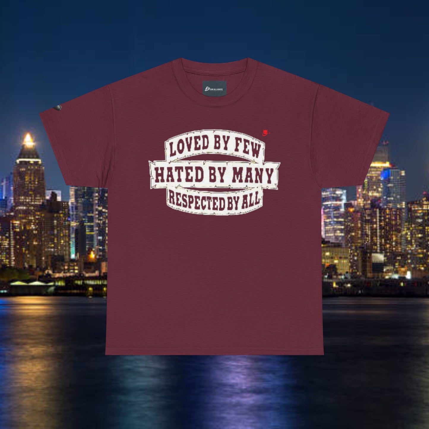 Loved by Few Hated by Many Crewneck Tshirt