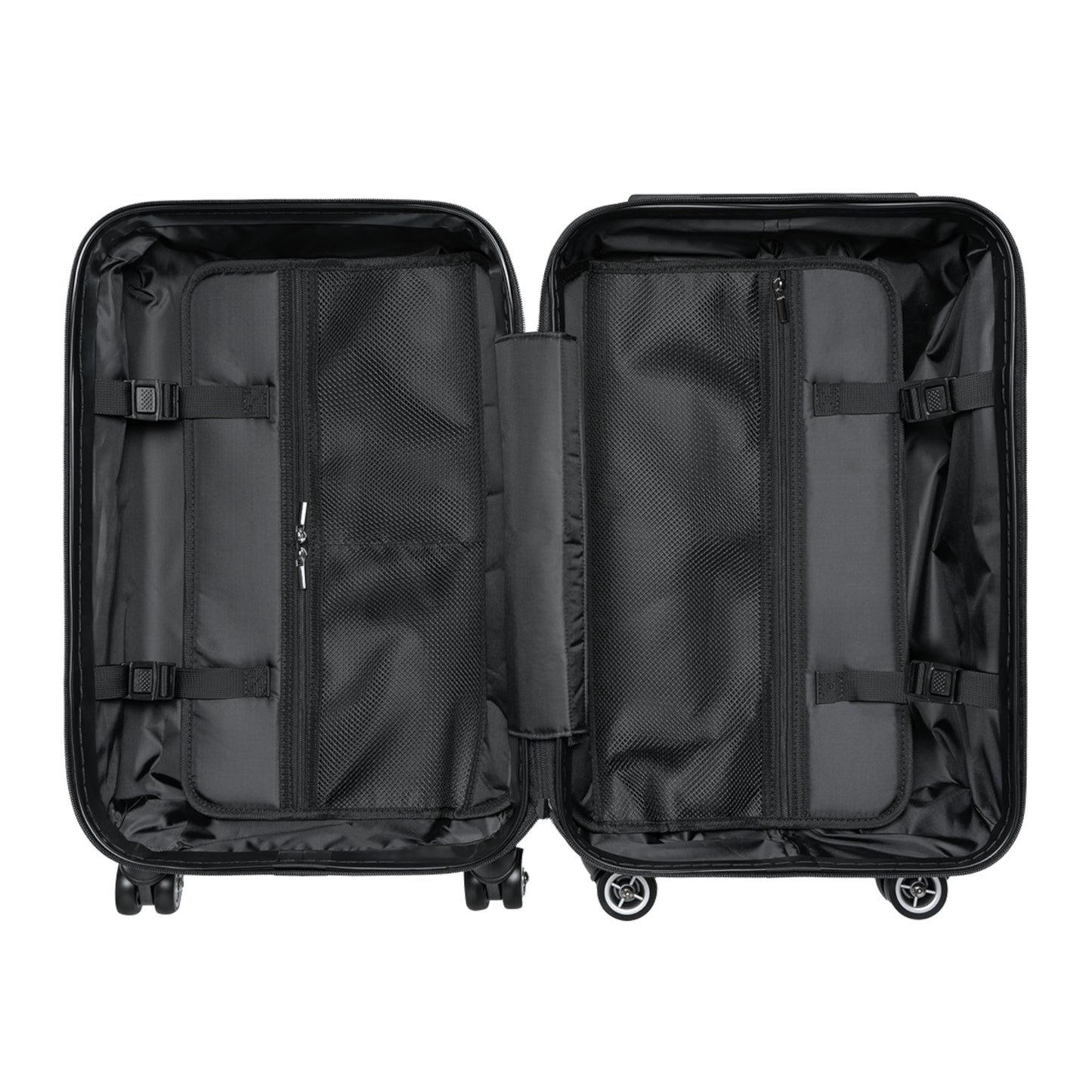 Bold Red Hands Design Suitcase