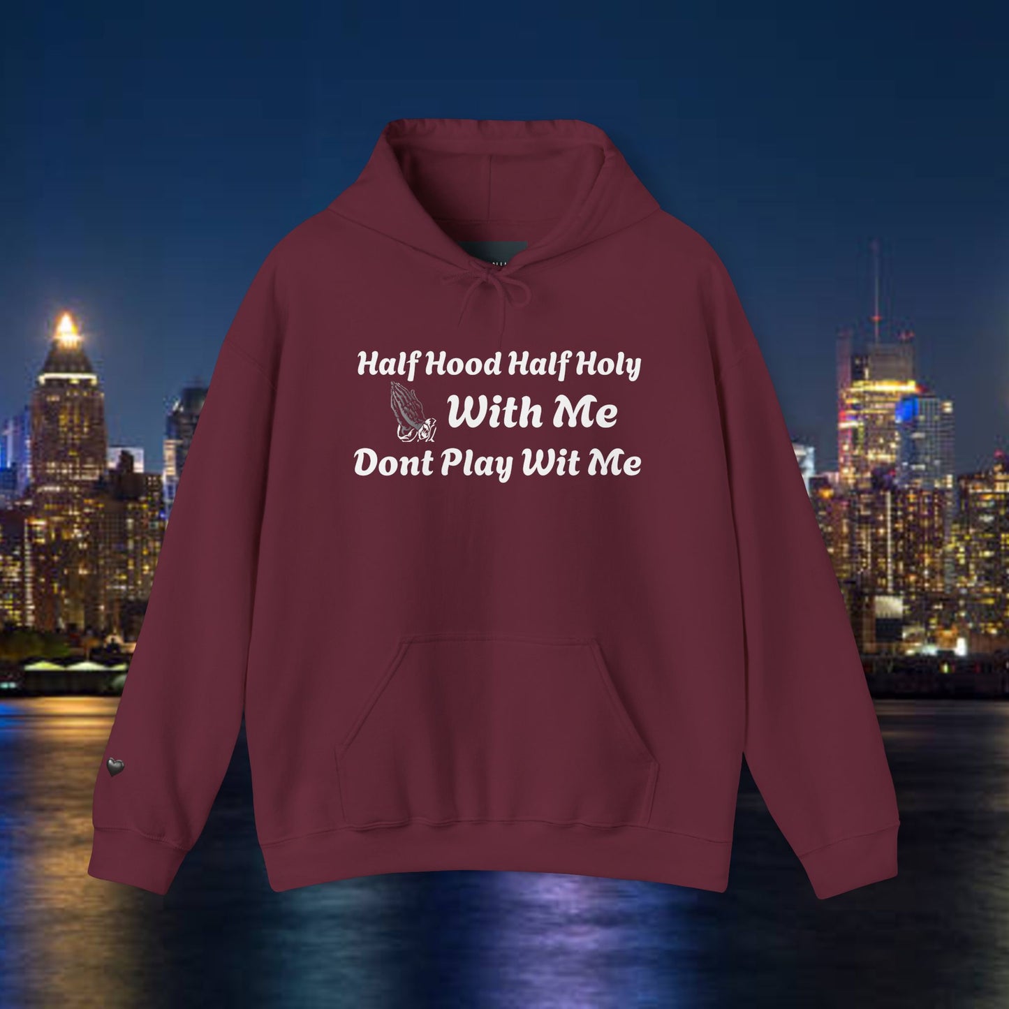 Half Hood Half Holy Unisex Hoodie