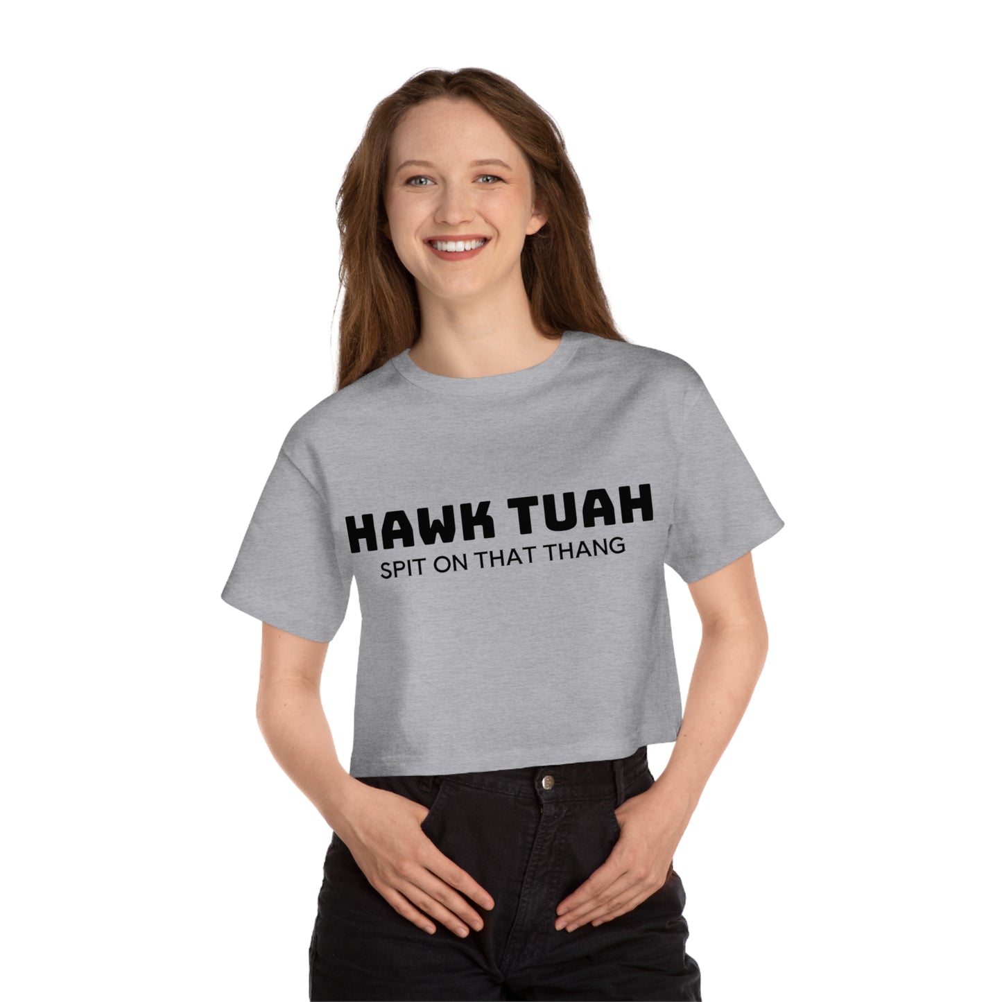 HAWK TUAH Cropped T-Shirt