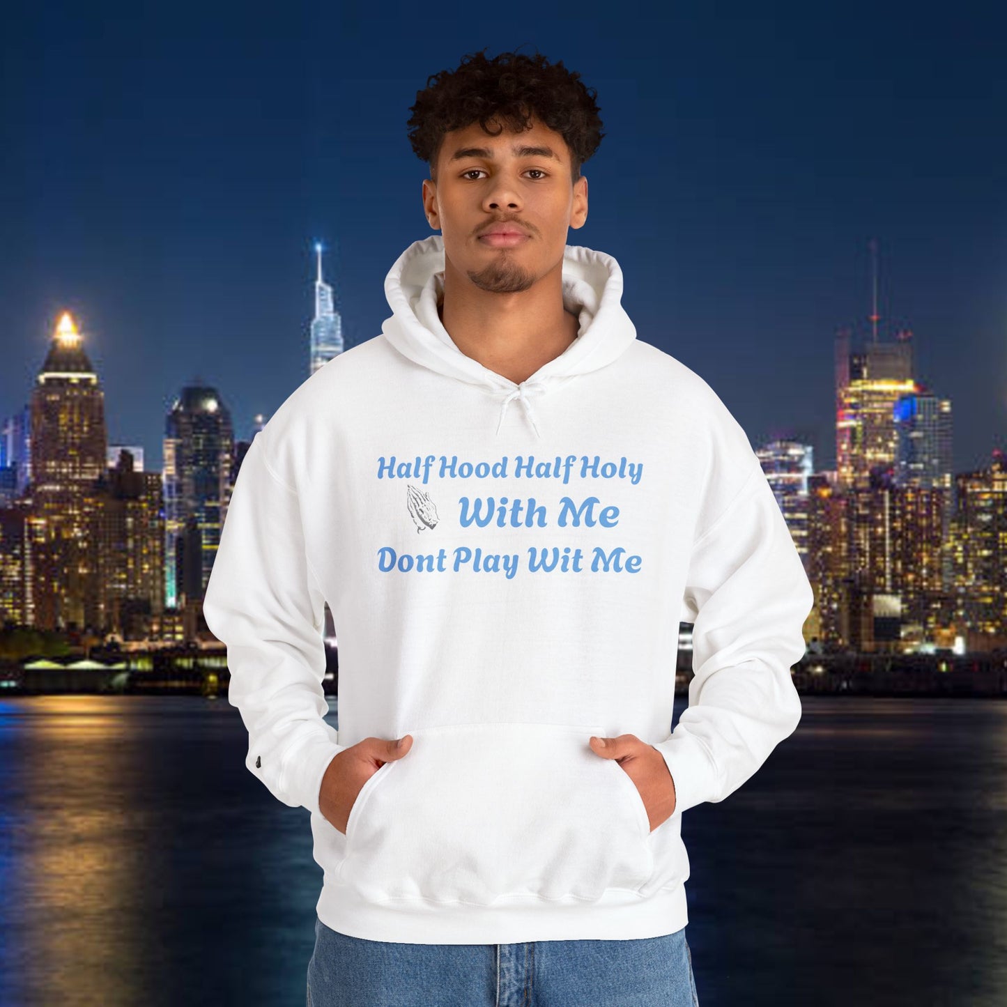 Half Hood Half Holy Unisex Hoodie