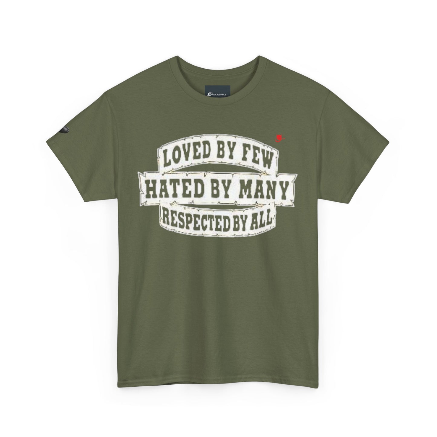 Loved by Few Hated by Many Crewneck Tshirt