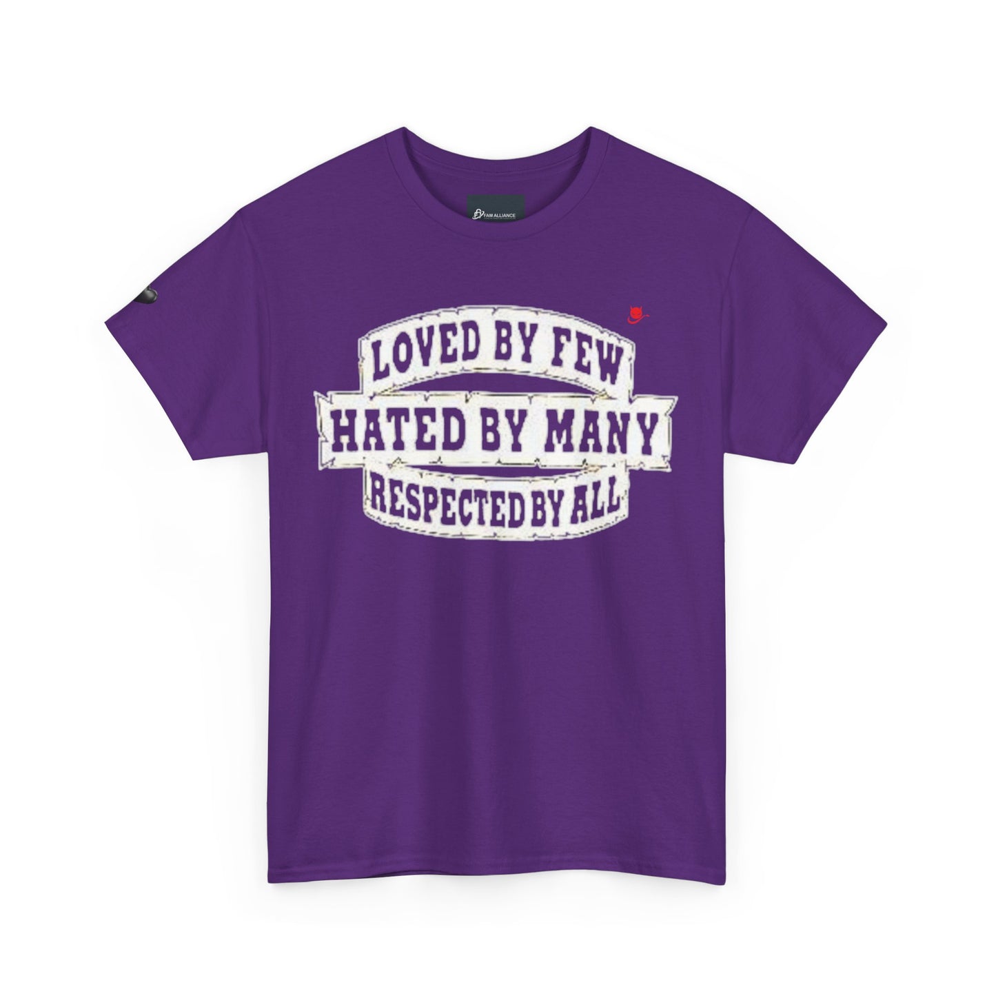 Loved by Few Hated by Many Crewneck Tshirt