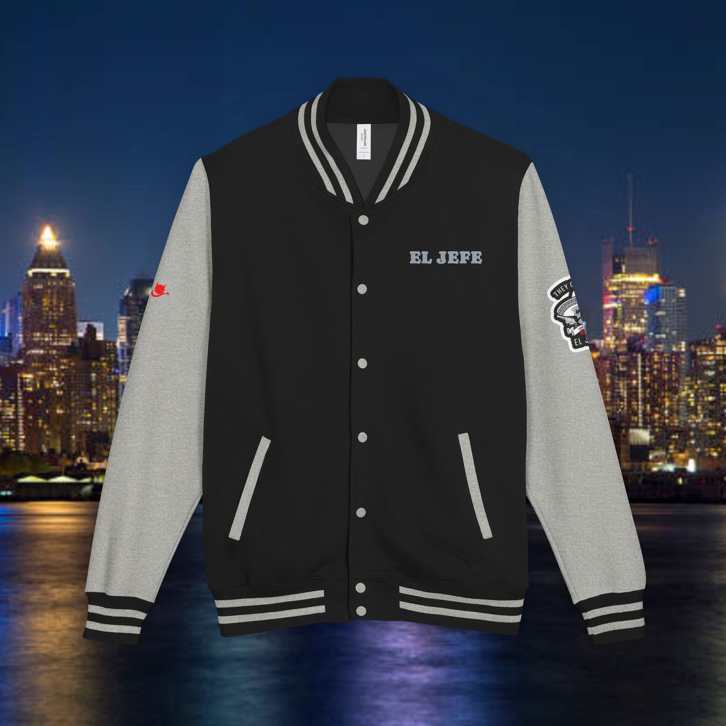 EL JEFE Crown Varsity Jacket