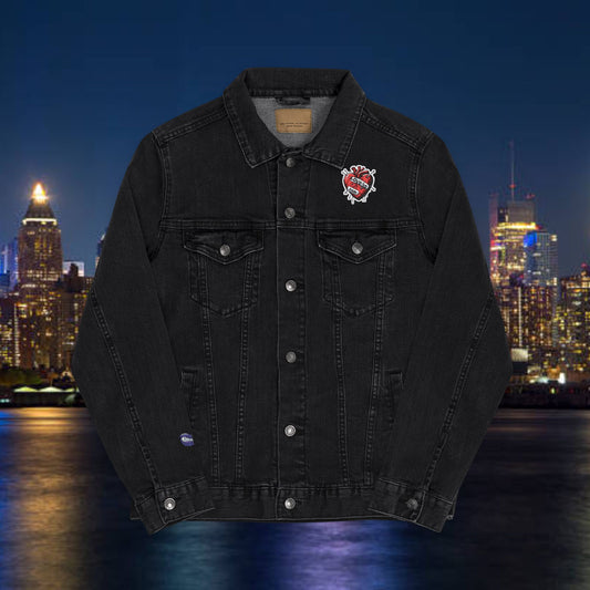 "LOVE IS PAIN" DENIM JACKET