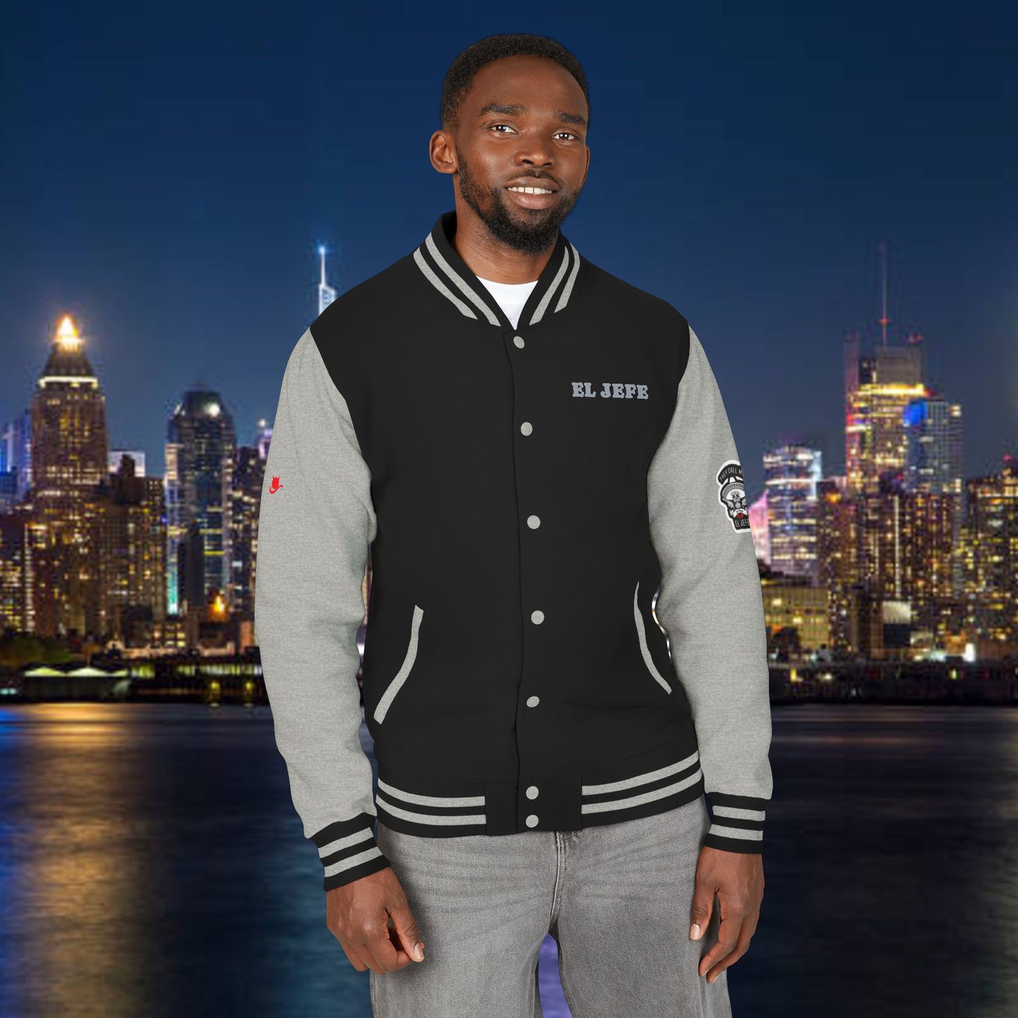 EL JEFE Crown Varsity Jacket