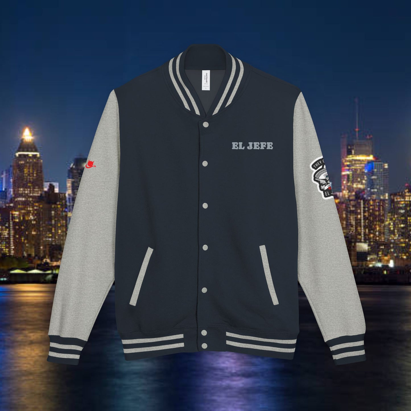 EL JEFE Crown Varsity Jacket