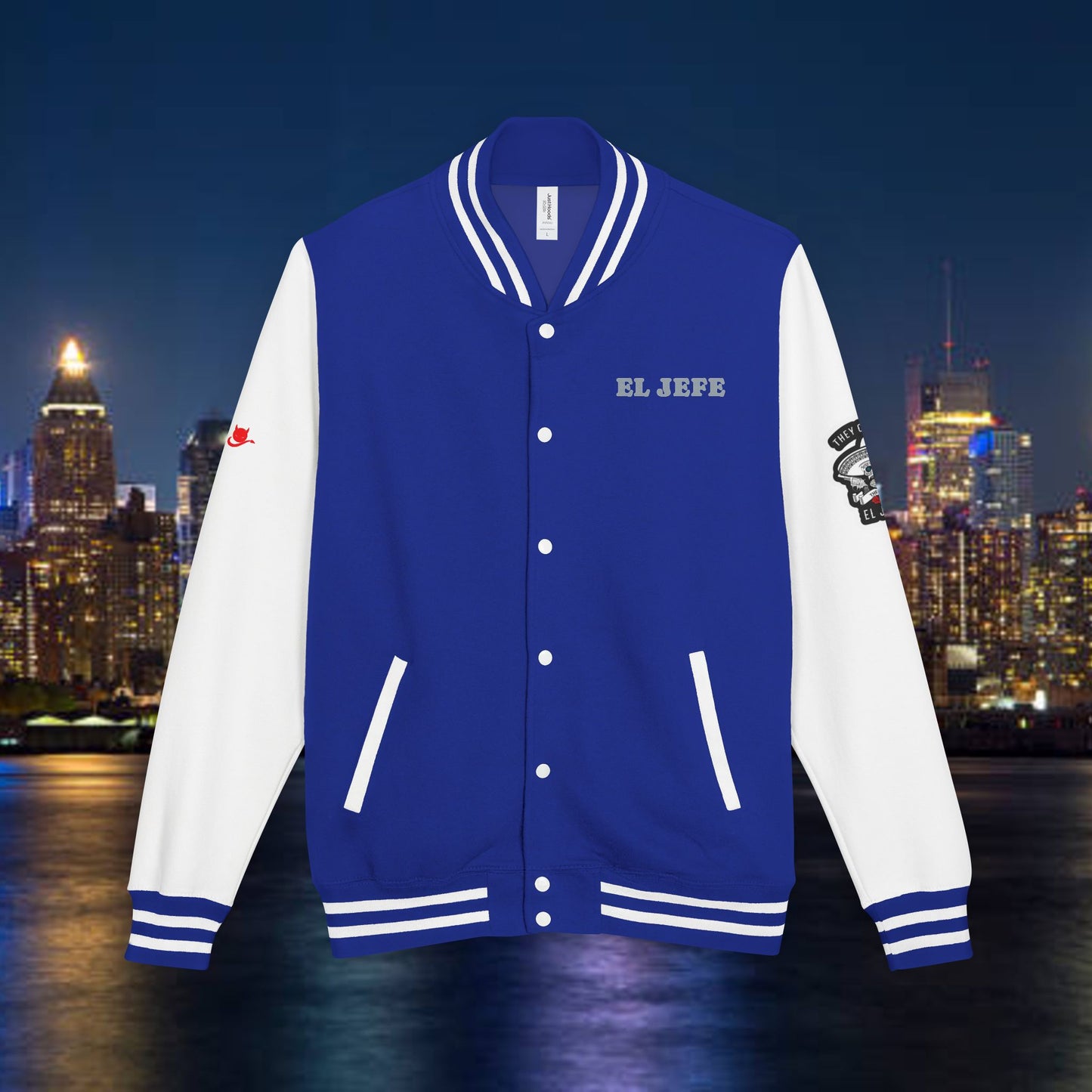 EL JEFE Crown Varsity Jacket