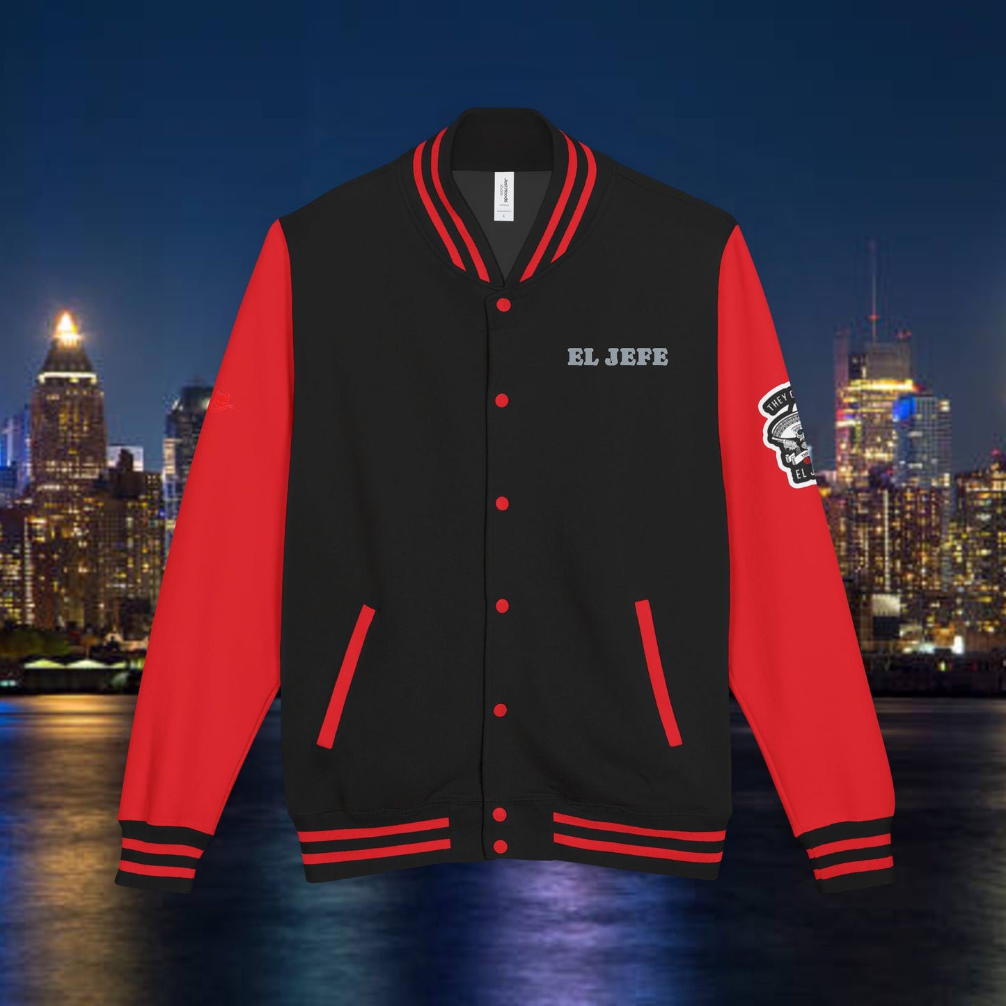 EL JEFE Crown Varsity Jacket